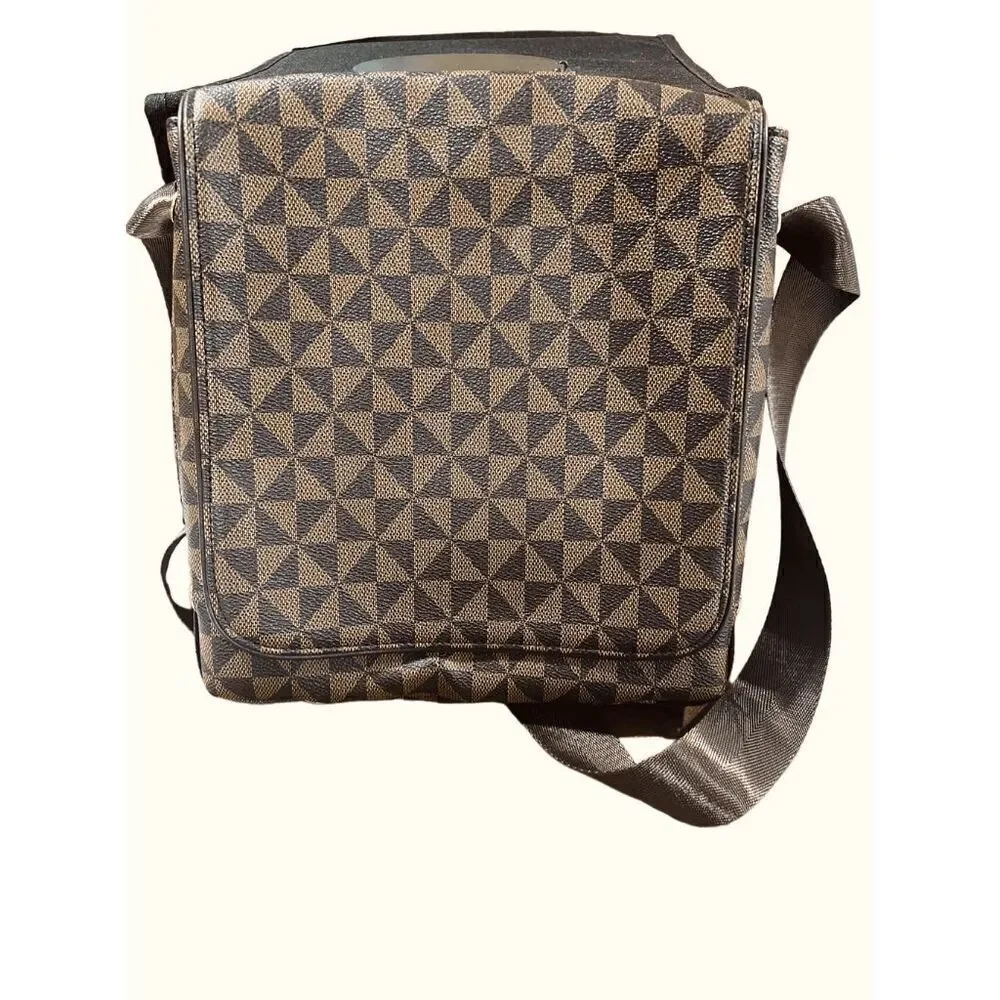 Flap Crossbody Bag Artificial Leather Shoulder bag Working Bag For Men Women - Picture 6 of 7